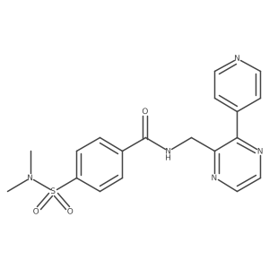 4-(dimethylsulfamoyl)-N-{[3-(pyridin-4-yl)pyrazin-2-yl]methyl}benzamide结构式