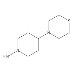 4-Thiomorpholinopiperidin-1-amine结构式