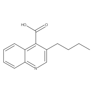 3-Butylquinoline-4-carboxylic acid Structure