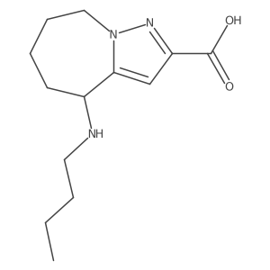 4-(butylamino)-4H,5H,6H,7H,8H-pyrazolo[1,5-a]azepine-2-carboxylic acid结构式