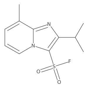 8-Methyl-2-(propan-2-yl)imidazo[1,2-a]pyridine-3-sulfonyl fluoride Structure