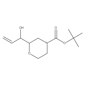 Tert-butyl 2-(1-hydroxyprop-2-en-1-yl)morpholine-4-carboxylate Structure