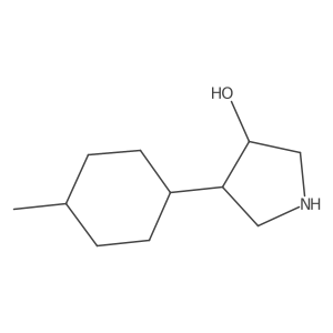 4-(4-Methylcyclohexyl)pyrrolidin-3-ol结构式