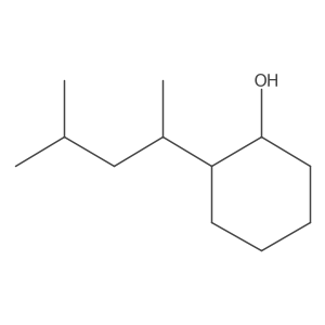 rac-(1R,2S)-2-(4-methylpentan-2-yl)cyclohexan-1-ol Structure