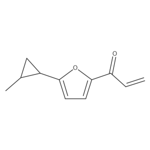 1-[5-(2-Methylcyclopropyl)furan-2-yl]prop-2-en-1-one结构式