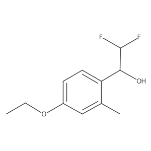 1-(4-Ethoxy-2-methylphenyl)-2,2-difluoroethan-1-ol Structure