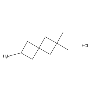 2,2-Dimethylspiro[3.3]heptan-6-amine;hydrochloride Structure