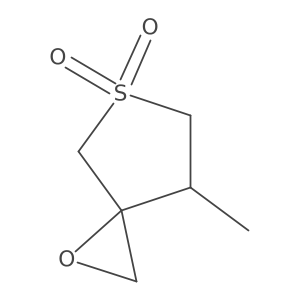 4-Methyl-1-oxa-6lambda6-thiaspiro[2.4]heptane 6,6-dioxide结构式