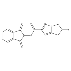 1,3-dioxo-2,3-dihydro-1H-isoindol-2-yl 5-fluoro-4H,5H,6H-pyrrolo[1,2-b]pyrazole-2-carboxylate结构式