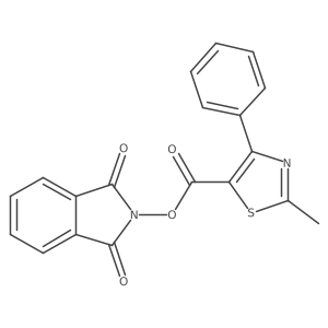 1,3-dioxo-2,3-dihydro-1H-isoindol-2-yl 2-methyl-4-phenyl-1,3-thiazole-5-carboxylate Structure