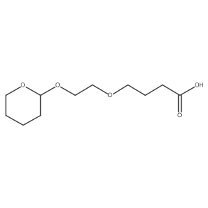 4-[2-(Tetrahydropyran-2-yloxy)-ethoxy]-butyric acid结构式