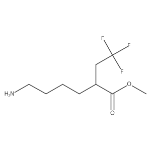 Methyl 6-amino-2-(2,2,2-trifluoroethyl)hexanoate结构式