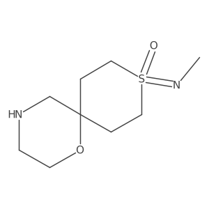9-(Methylimino)-1-oxa-9l6-thia-4-azaspiro[5.5]undecane 9-oxide结构式