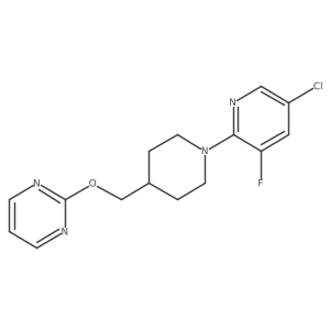 2-{[1-(5-Chloro-3-fluoropyridin-2-yl)piperidin-4-yl]methoxy}pyrimidine结构式