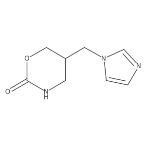 5-[(1H-imidazol-1-yl)methyl]-1,3-oxazinan-2-one Structure