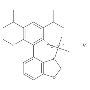 (S)-3-(tert-Butyl)-4-(3,5-diisopropyl-2,6-dimethoxyphenyl)-2,3-dihydrobenzo[d][1,3]oxaphosphole Structure