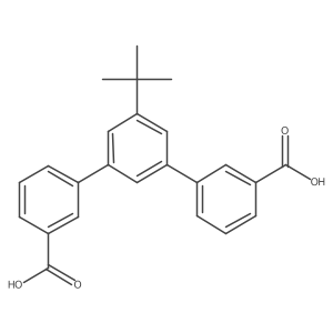 5'-(Tert-butyl)-[1,1':3',1"-terphenyl]-3,3"-dicarboxylic acid Structure