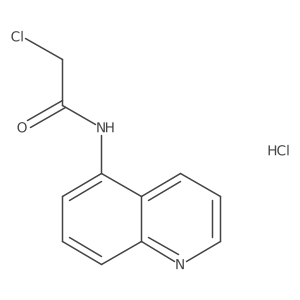 2-chloro-N-(quinolin-5-yl)acetamide hydrochloride Structure