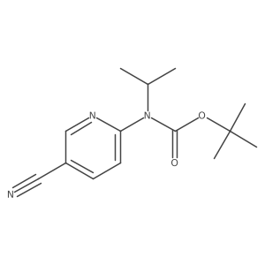 tert-butyl N-(5-cyanopyridin-2-yl)-N-(propan-2-yl)carbamate Structure