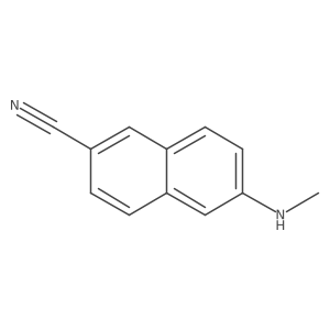 6-(Methylamino)naphthalene-2-carbonitrile结构式