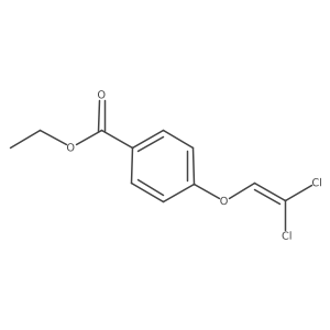 Ethyl 4-[(2,2-dichloroethenyl)oxy]benzoate结构式