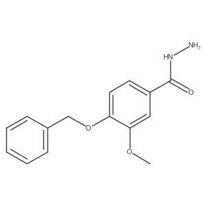 4-(Benzyloxy)-3-methoxybenzohydrazide结构式