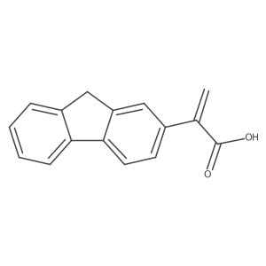 2-(9H-fluoren-2-yl)acrylic acid Structure