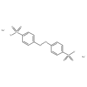 Sodium 4,4'-diselanediyldibenzenesulfonate Structure