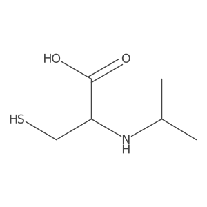 (S)-2-(Isopropylamino)-3-mercaptopropanoic acid Structure