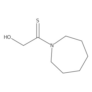 1-(Azepan-1-yl)-2-hydroxyethanethione结构式