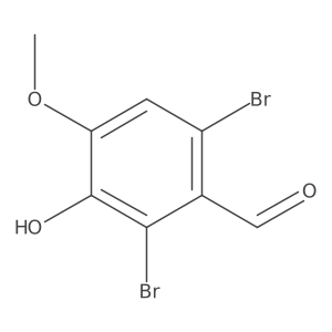 2,6-Dibromo-3-hydroxy-4-methoxybenzaldehyde Structure