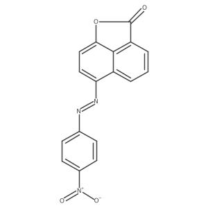 6-[2-(4-Nitrophenyl)diazenyl]-2H-naphtho[1,8-bc]furan-2-one Structure