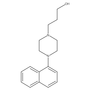 4-(1-Naphthalenyl)-1-piperazinepropanol结构式
