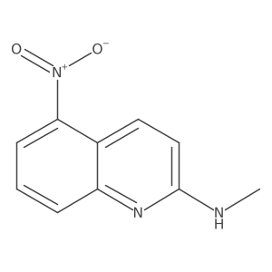 2-Methylamino-5-nitroquinoline Structure
