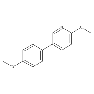 2-Methoxy-5-(4-methoxyphenyl)pyridine结构式