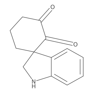 Spiro[cyclohexane-1,3'-indoline]-2,3-dione结构式