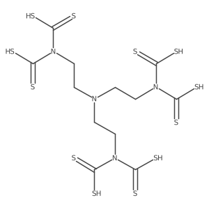 N,N',N''-(Nitrilotri-2,1-ethanediyl)tris(-2-imidotetrathiodicarbonic acid)结构式