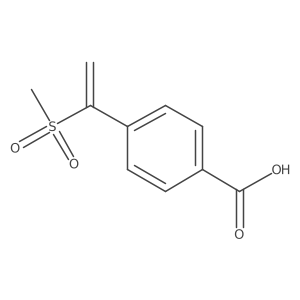 4-(1-Methanesulfonylethenyl)benzoic acid结构式