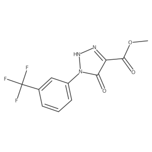 Methyl 5-hydroxy-1-[3-(trifluoromethyl)phenyl]-1,2,3-triazole-4-carboxylate结构式