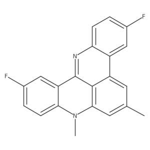 3,11-Difluoro-6,8-dimethyl-8h-quino[4,3,2-kl]acridine Structure