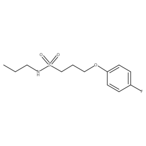 3-(4-fluorophenoxy)-N-propylpropane-1-sulfonamide Structure