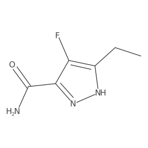 1h-Pyrazole-3-carboxamide,5-ethyl-4-fluoro-结构式