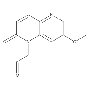 (7-methoxy-2-oxo-1,5-naphthyridin-1(2H)-yl)acetaldehyde Structure