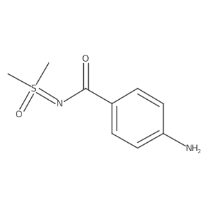 4-amino-N-[dimethyl(oxo)-lambda6-sulfanylidene]benzamide结构式