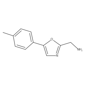 [5-(4-Methylphenyl)-1,3-oxazol-2-yl]methanamine Structure