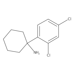1-(2,4-Dichlorophenyl)cyclohexan-1-amine Structure