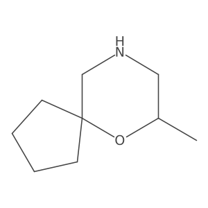 7-Methyl-6-oxa-9-azaspiro[4.5]decane Structure