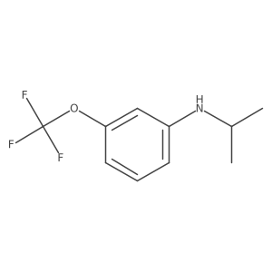 N-(Propan-2-yl)-3-(trifluoromethoxy)aniline结构式