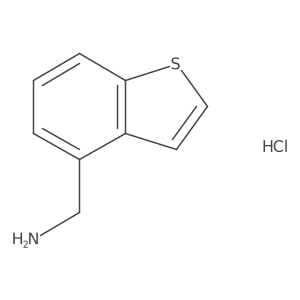 Benzo[b]thiophene-4-methanamine hydrochloride结构式