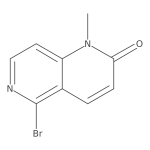 5-Bromo-1-methyl-1,6-naphthyridin-2(1H)-one Structure